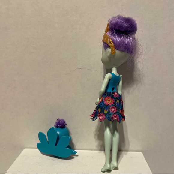 Enchantimals Doll 7" ~❤️~ Patter Peacock and Pet Flap 01 - Picture 6 of 7